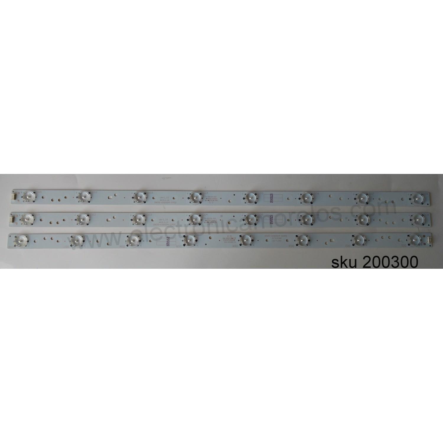 KIT DE LED PARA TV / LG HV320WX2-206 RDL320HY REV.00 / 10-20932A-01A / MODELO 32LB520B